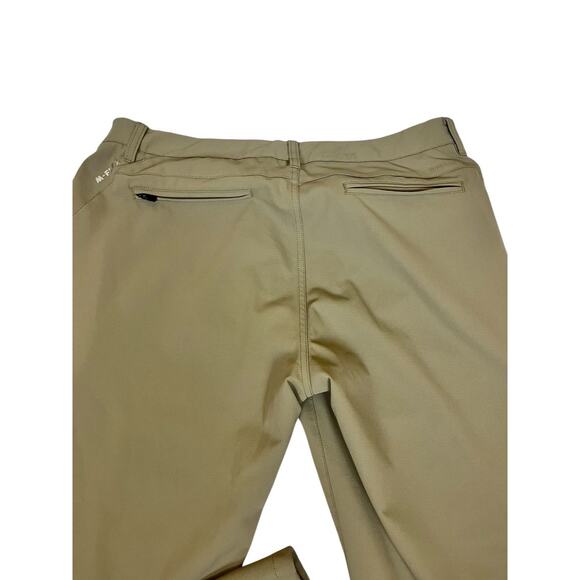 Bonobos Golf Pants Mens 35x30 Beige Khaki Performance Tour Slim Fit No Slip - Picture 5 of 6